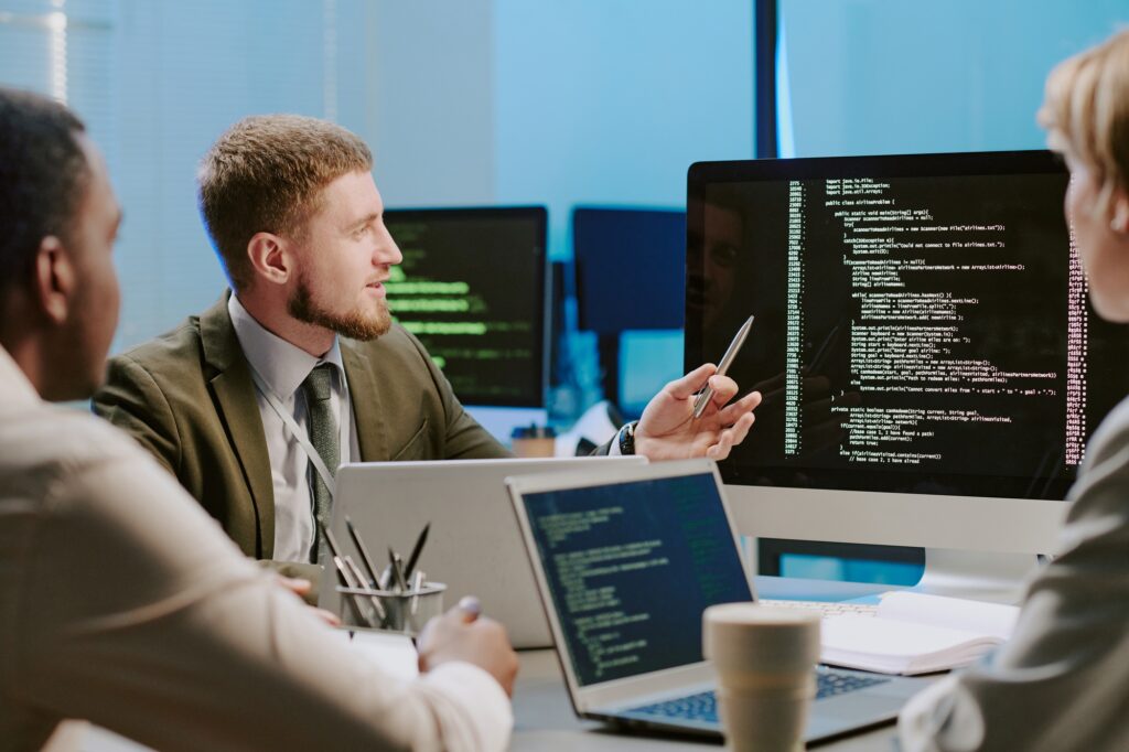 Cybersecurity Specialists Working in Team