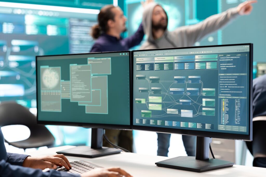 Cyber security experts working on spyware and malware detection