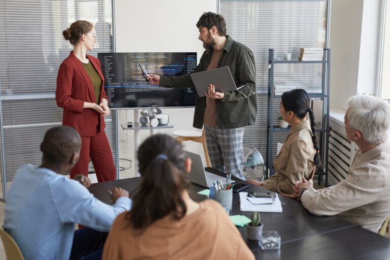 Diverse IT Team Meeting